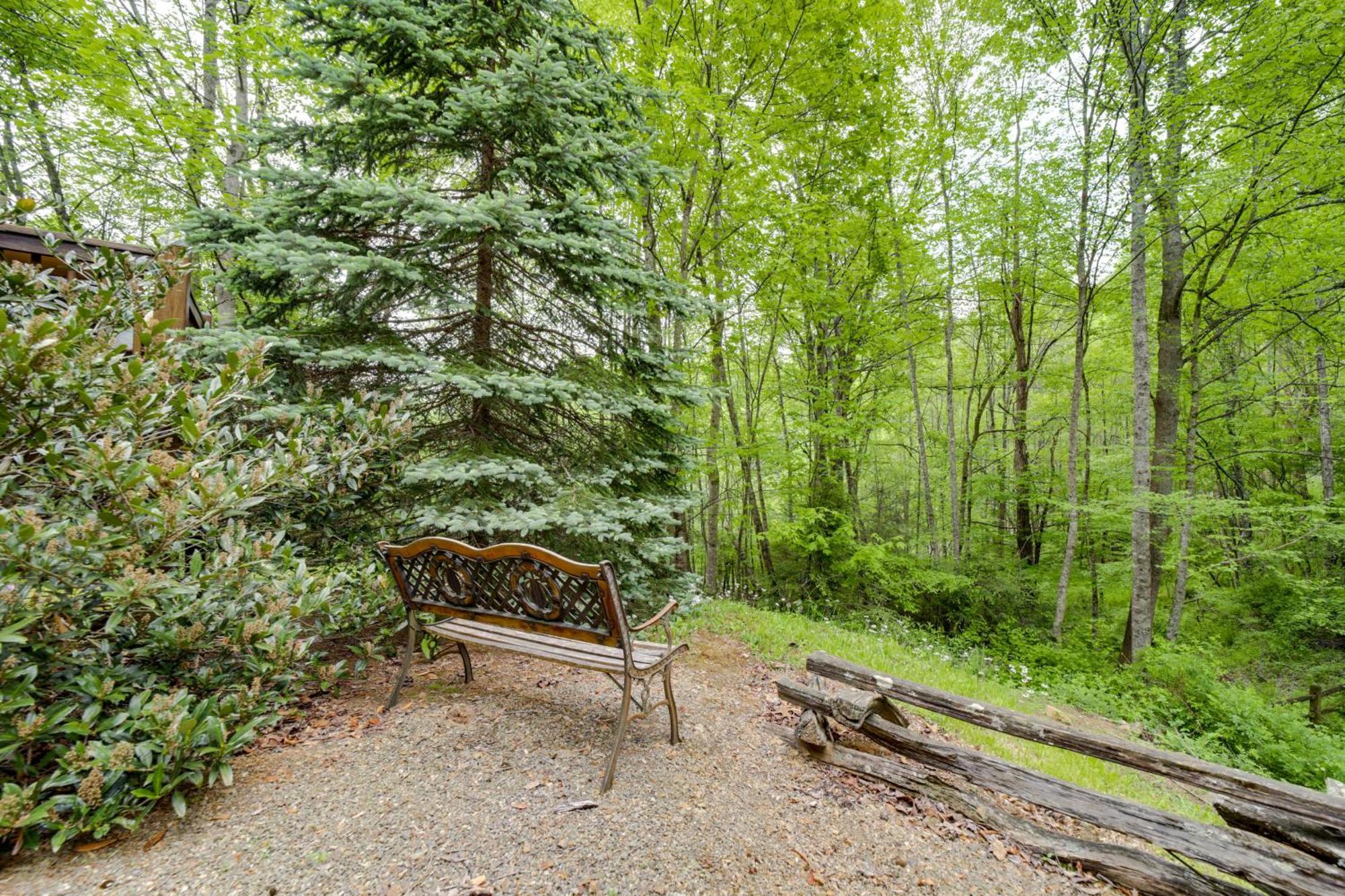 Peaceful Smoky Mountain Cabin With Deck And Fire Pit! Waynesville Zewnętrze zdjęcie